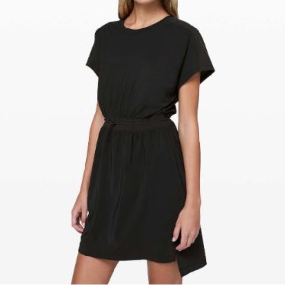 lululemon athletica Dresses & Skirts - NWT Lululemon Throw It On Dress Black Sz 2